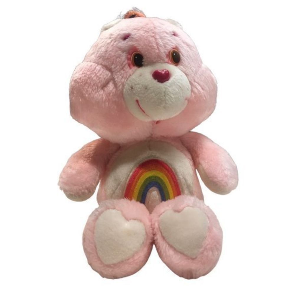 Care bears Cheer Bear Vintage 1983 Kenner Good Condition pink plush‎ original